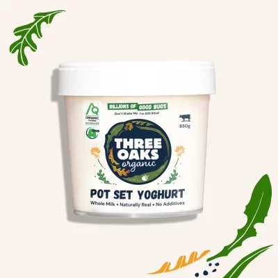 Three Oaks Organic Pot Set Yoghurt